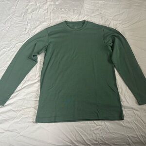 Woolx Men’s Easton Crew Neck in Duck Green